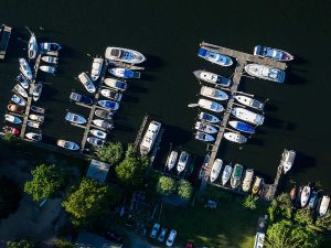 Lechler Bootsstände & Fischerei aus der Vogelperspektive